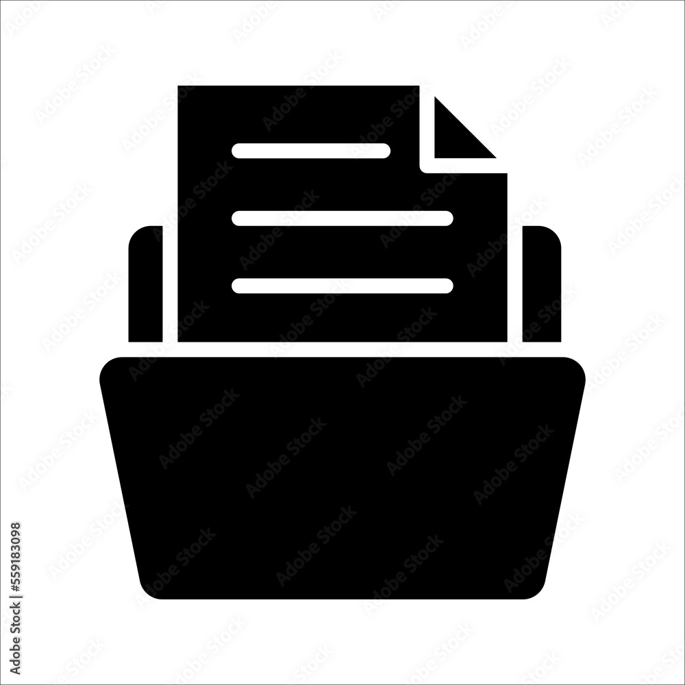 Archive Storage Icon Vector Design Template, vector illustration on white background Archive Storage Icon Vector Design Template, vector illustration on white background