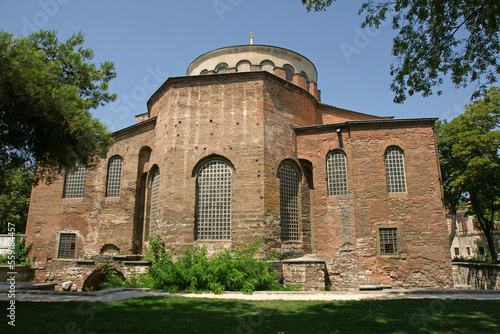 Hagia Irene Church, located in Istanbul, Turkey, was built in the 4th century. photo