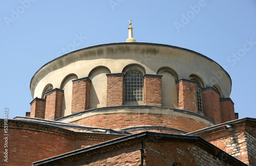 Hagia Irene Church, located in Istanbul, Turkey, was built in the 4th century. photo