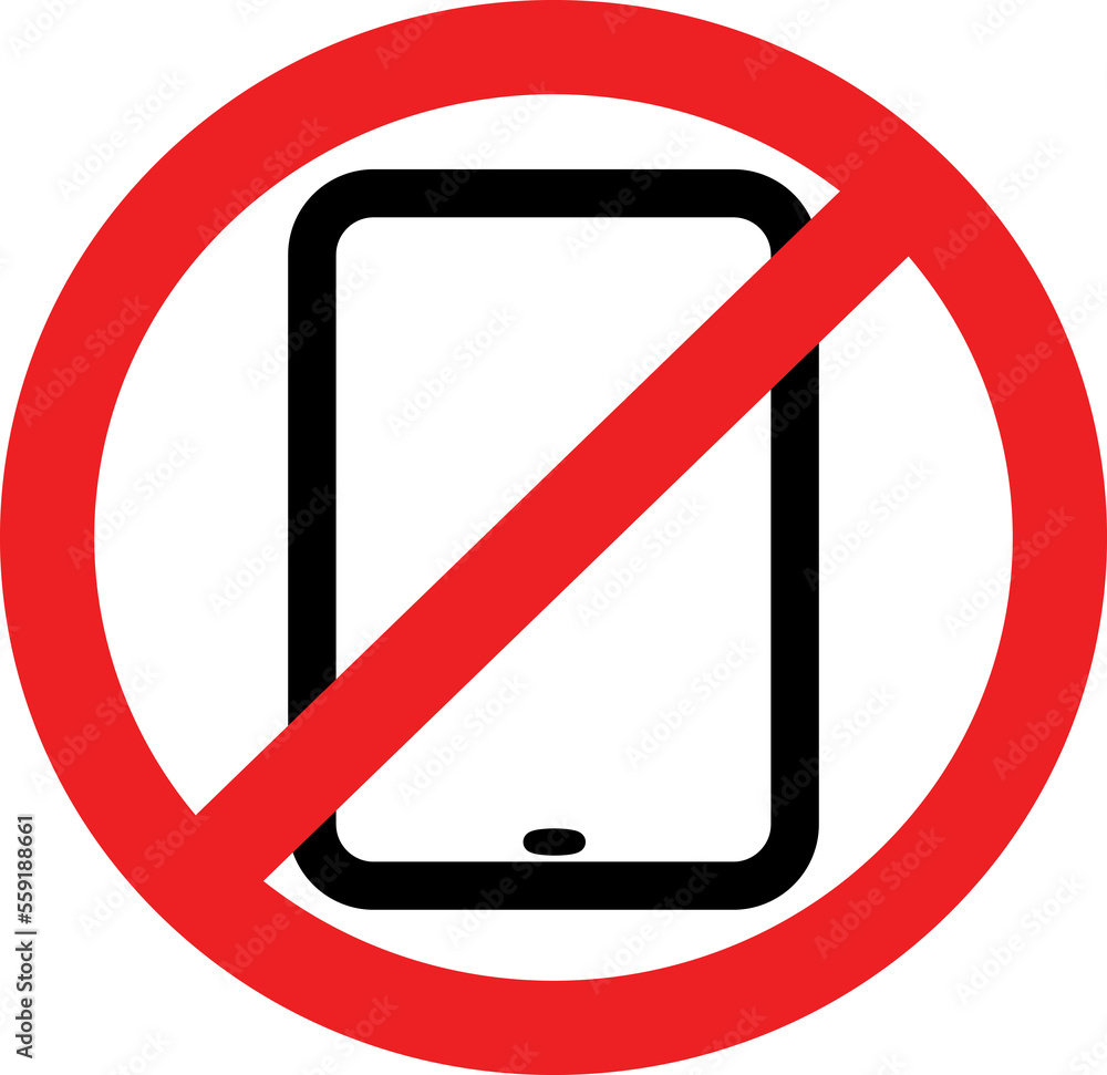 Sign Stop using phone, No phone stop sign icon. No sign, red warning isolated Sign Stop using phone, No phone stop sign icon. No sign, red warning isolated