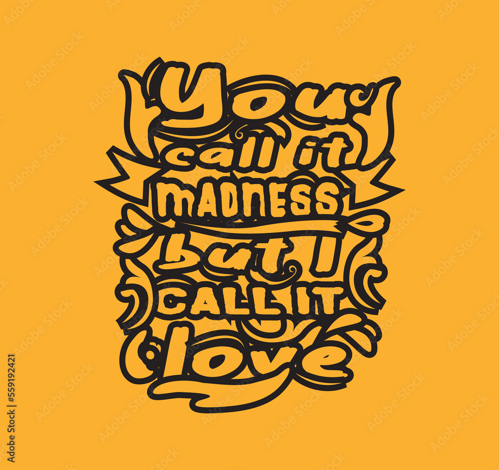 Fototapeta premium Valentine Love quotes typography Vector