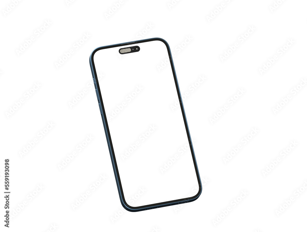 Smartphone. Mobile phone Template. Telephone 3d Smartphone. Mobile phone Template. Telephone 3d