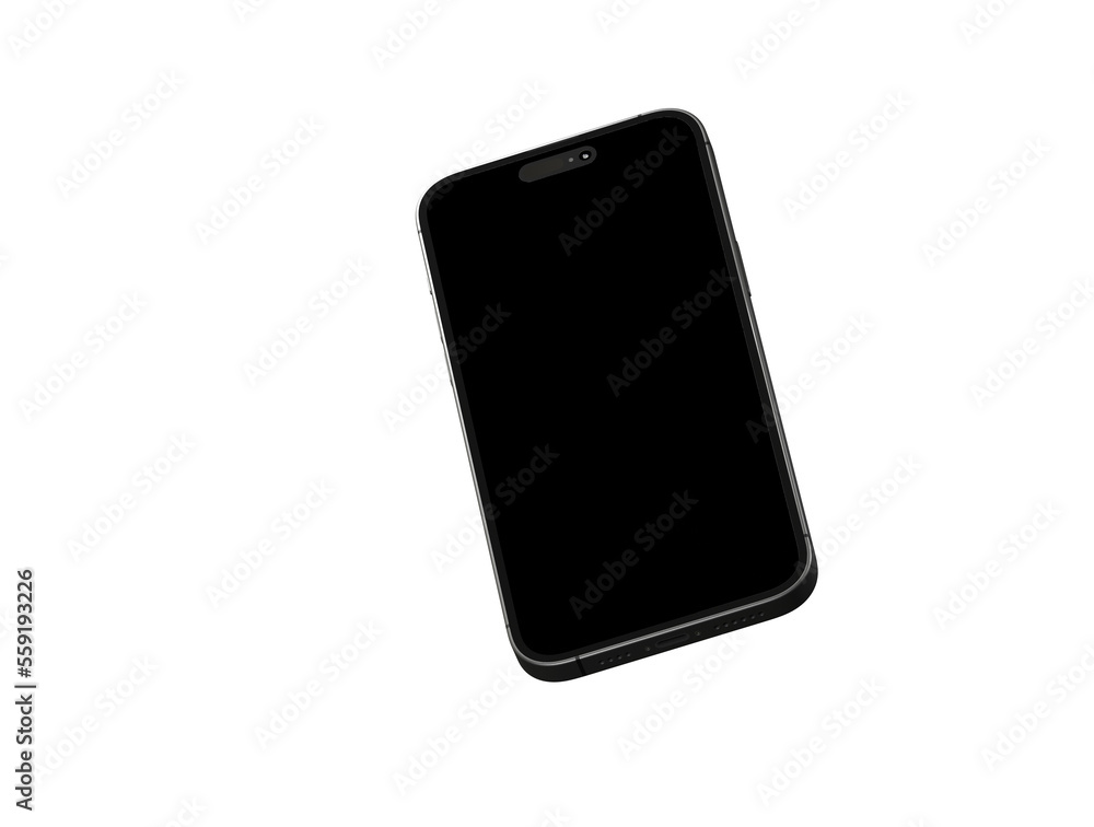 Smartphone. Mobile phone Template. Telephone 3d Smartphone. Mobile phone Template. Telephone 3d