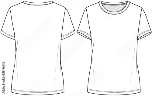 SHORT SLEEVES KNIT TOP IN EDITABLE FILE