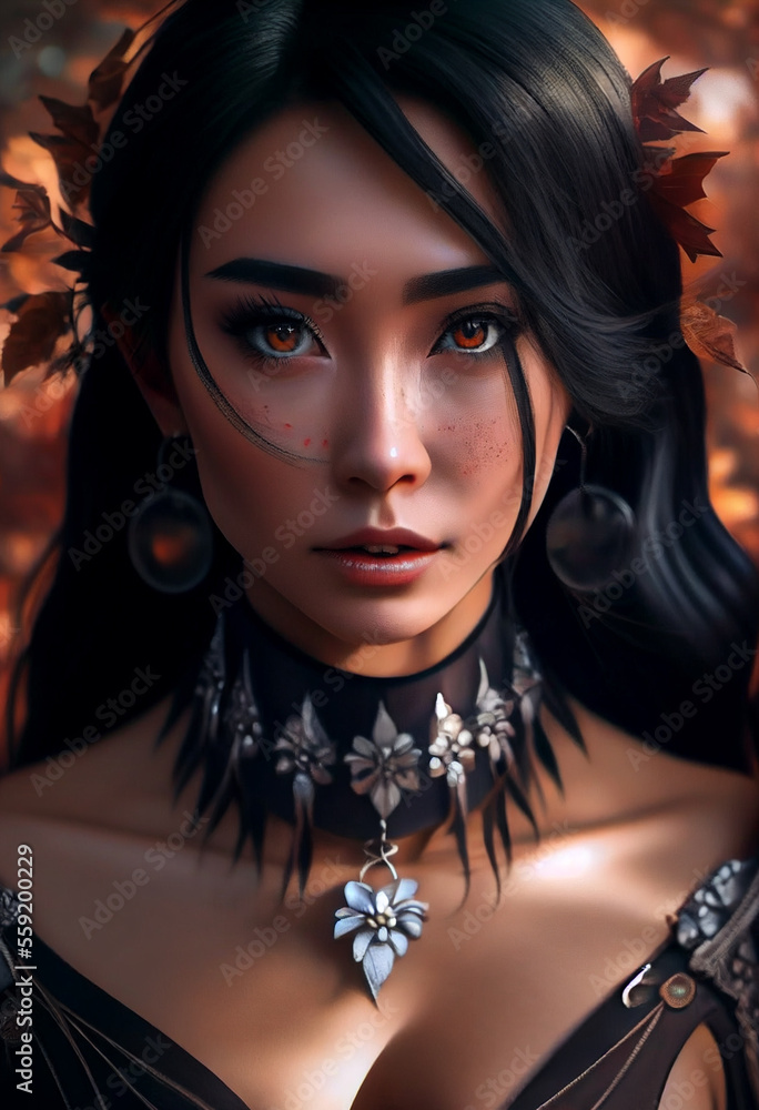Elf Female Character - generative ai Elf Female Character - generative ai