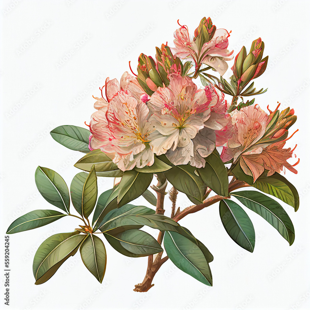 rododendron - obrazy, fototapety, plakaty 