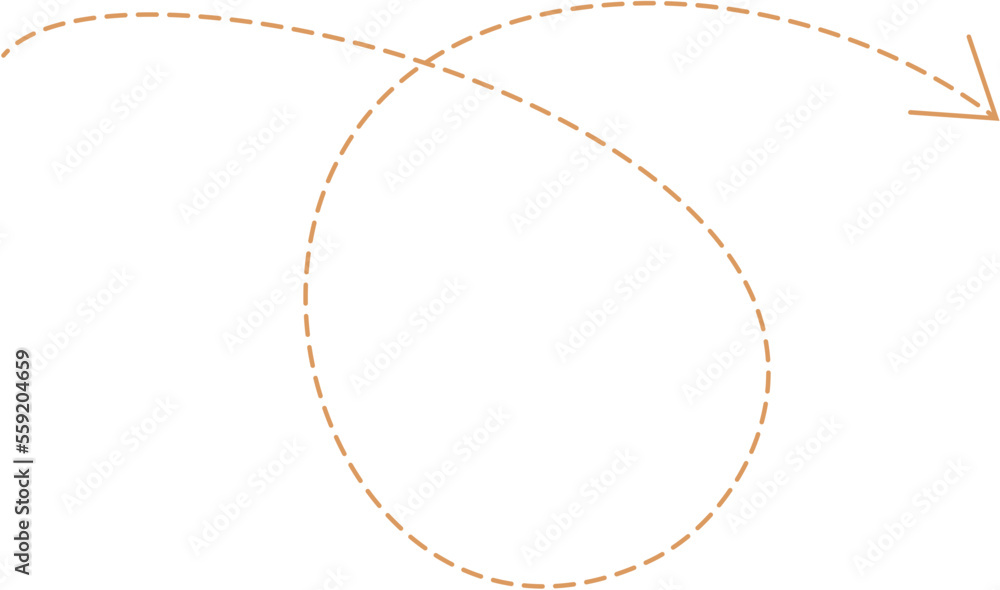 Broken Line Arrow Design Element Vector Broken Line Arrow Design Element Vector