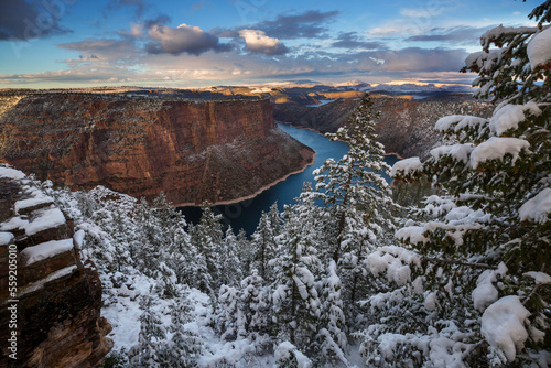 Winter in Flaming Gorge photo