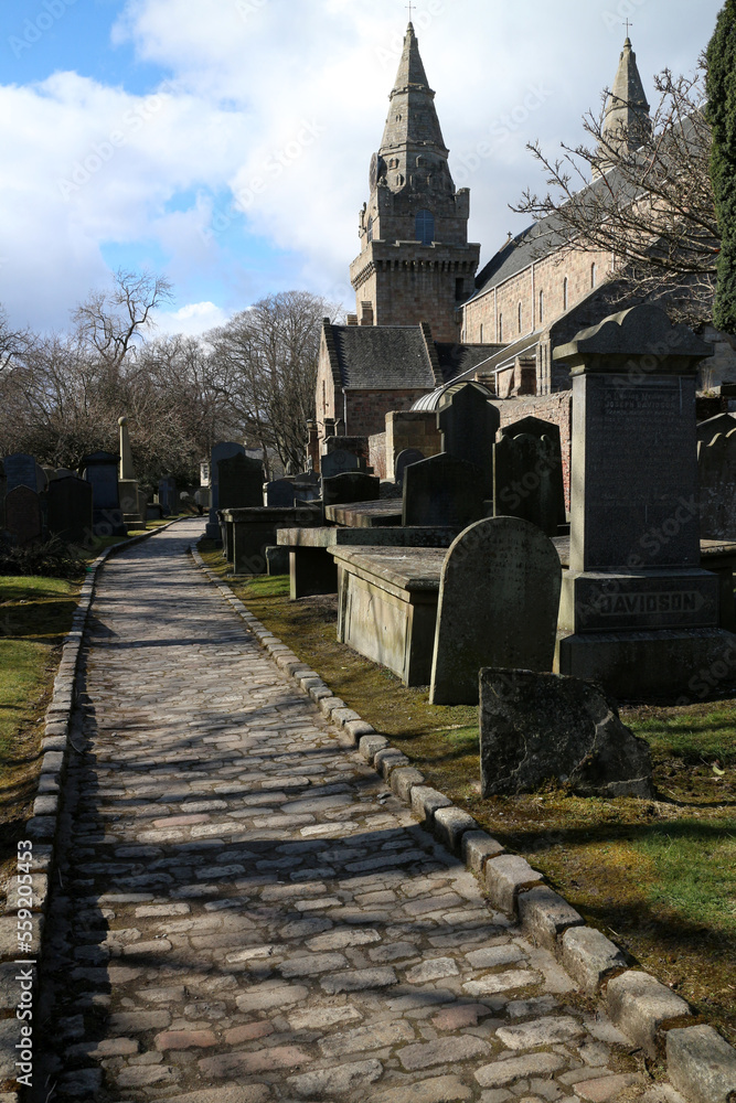 Saint Machar Cathedral cemetery - Old Aberdeen - Aberdeen city - Scotland - UK Saint Machar Cathedral cemetery - Old Aberdeen - Aberdeen city - Scotland - UK
