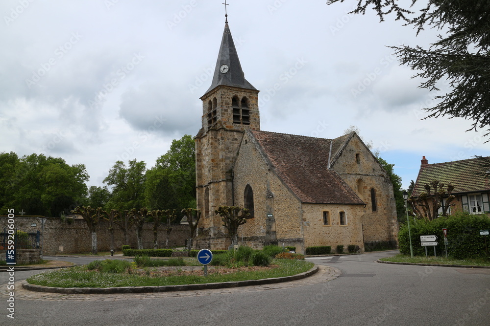 Saint jean Baptiste church - Choisel - Yvelines - France