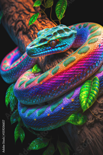 Rainbow Snake Python