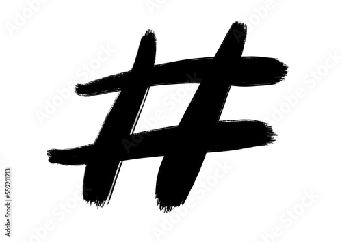 Ilustración fondo transparente hashtag