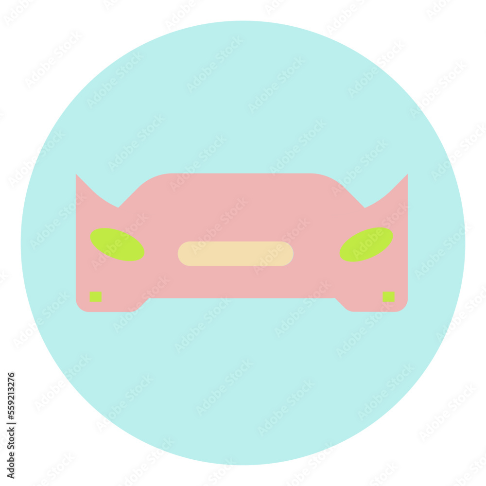 Fototapeta premium car bumper icon