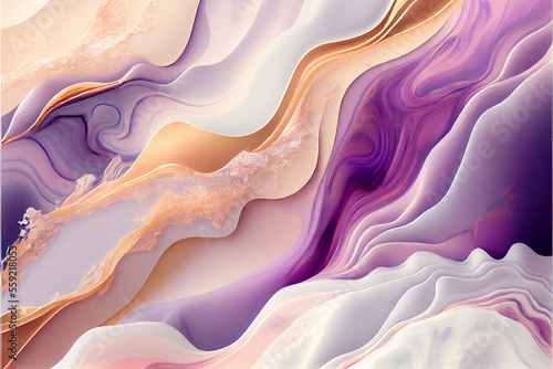 colorful Abstract background, exquisite marble ink art.