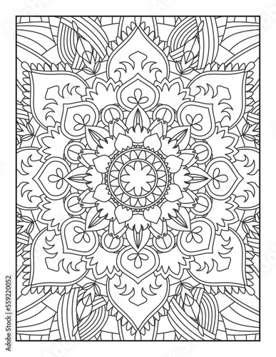 abstract background,Mandala Coloring Pages, Mandala, Pattern Coloring Page, Coloring Page