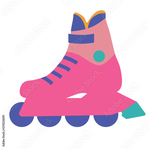 Retro 90s Shape Design Element 