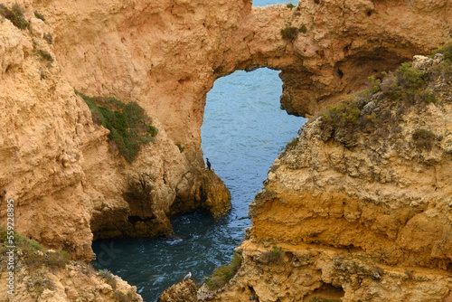 View of the Ponta da Piedade near the city of Lagos in Portugal © Gilles Rivest