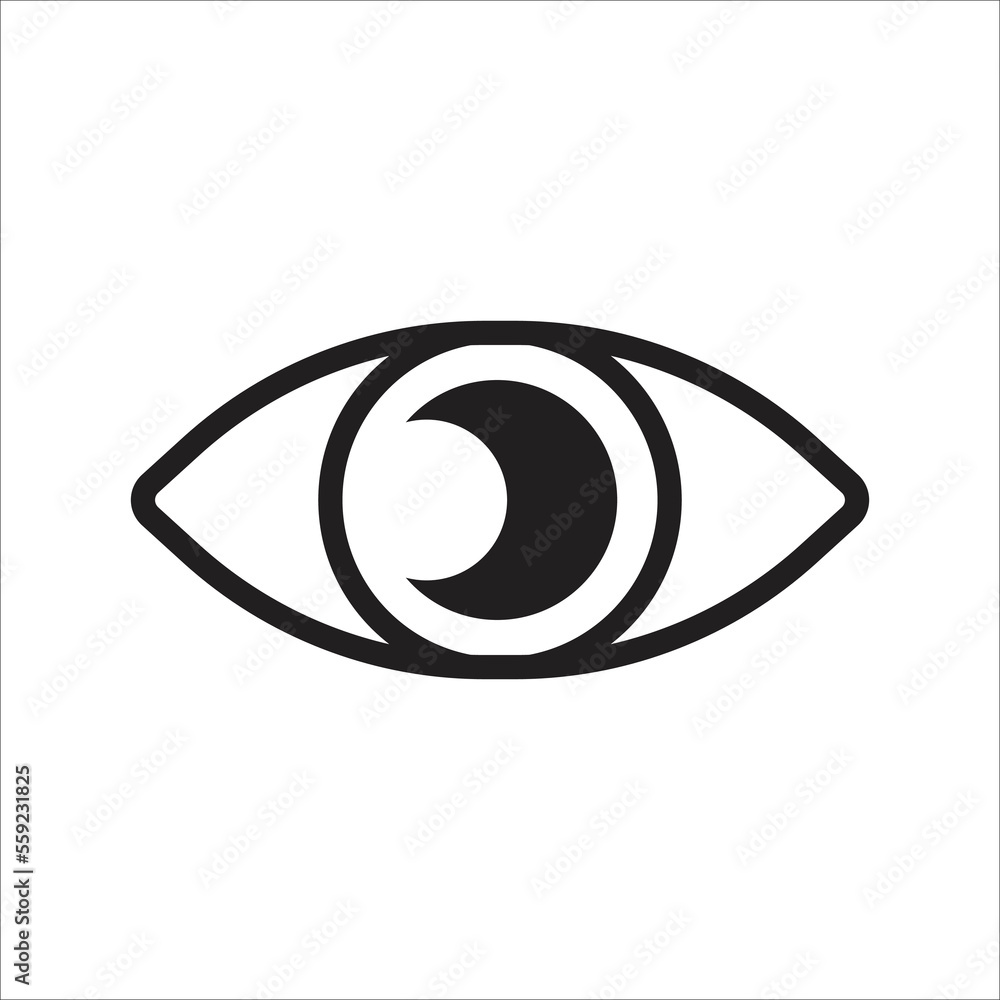 eye icon vector design template eye icon vector design template