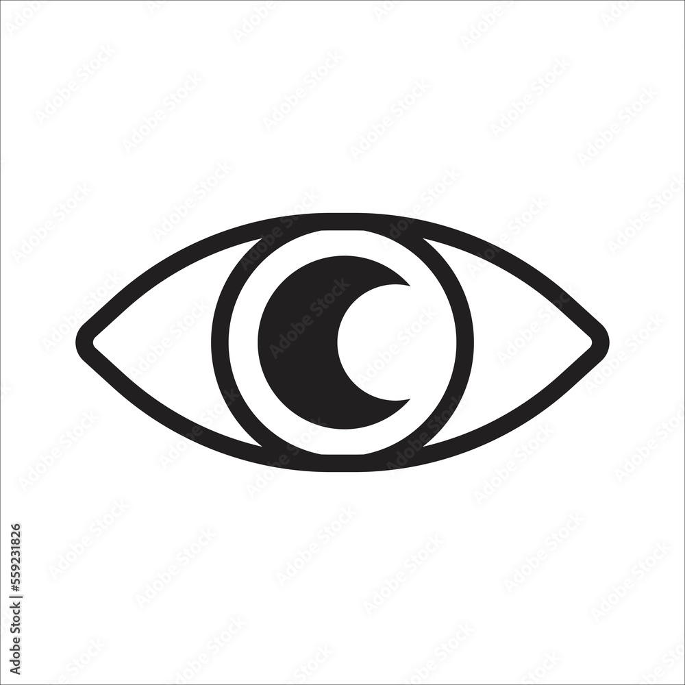 eye icon vector design template eye icon vector design template