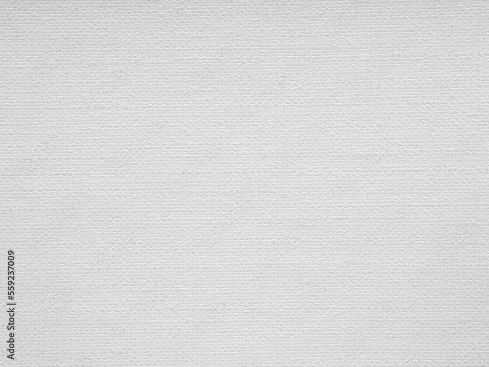 Obraz premium White soft linen canvas texture. Light clean watercolor art canvas for painting background. Full frame backdrop wallpaper of art and stationery work. Pattern of mint woolen felt. Full frame wallpaper.