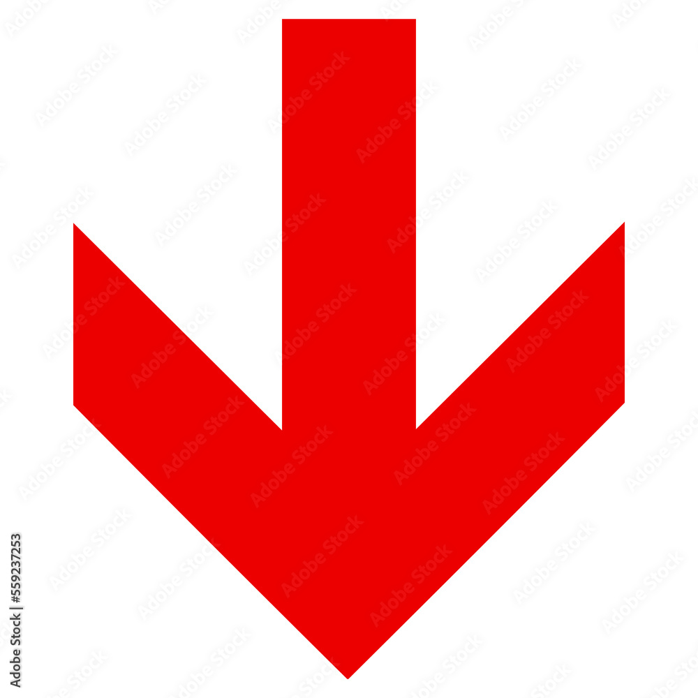 Directional Arrow on Transparent Background Directional Arrow on Transparent Background