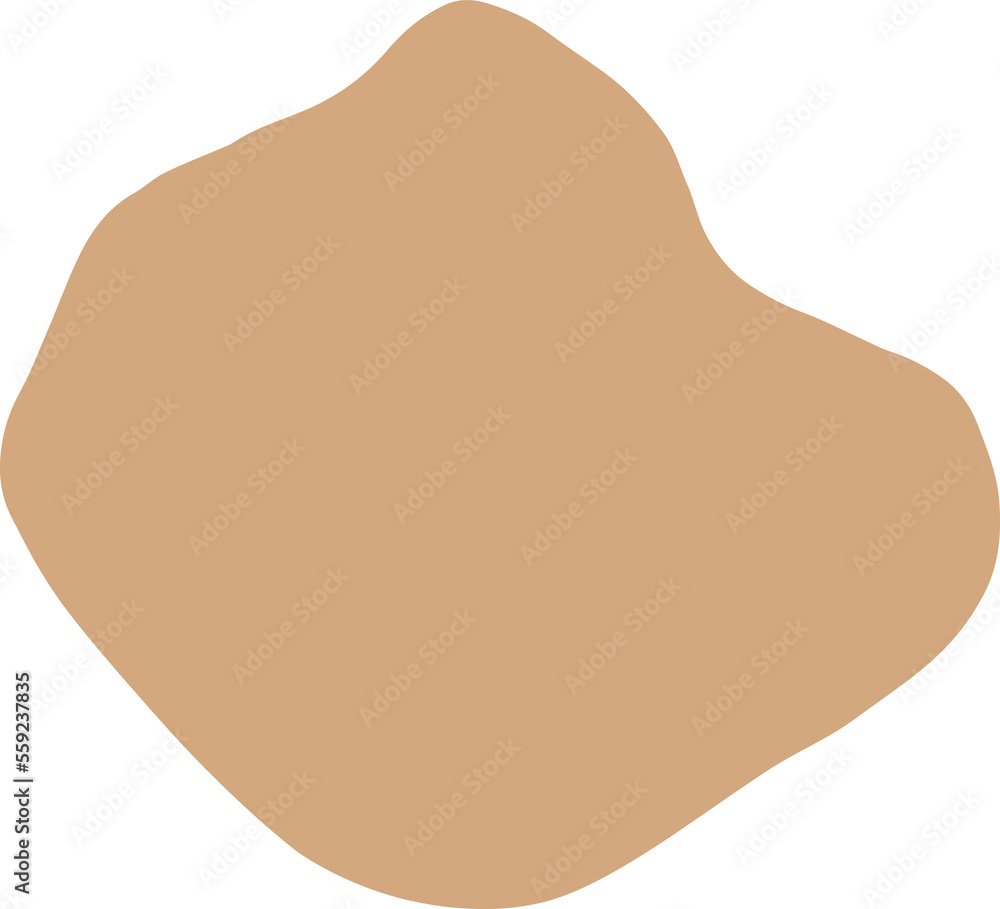 Brown abstract shape png Brown abstract shape png