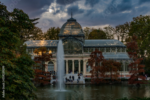 crystal palace of the city of madrid
