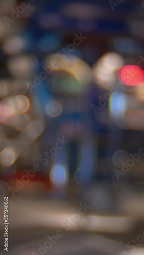 Wallpaper Mural Defocused Bokeh Lights  Abstract Light Background vertical video Torontodigital.ca