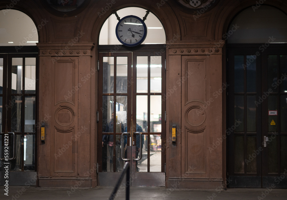 Düren January 2023: Düren train station is located north in the center of Düren and is the largest train station in the city and district of Düren. It lies at the intersection of the Cologne-Aachen Düren January 2023: Düren train station is located north in the center of Düren and is the largest train station in the city and district of Düren. It lies at the intersection of the Cologne-Aachen