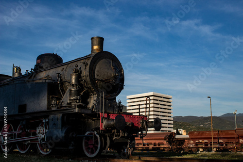 Old steam locomotive