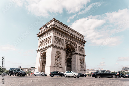 Trumphal arch in the Paris