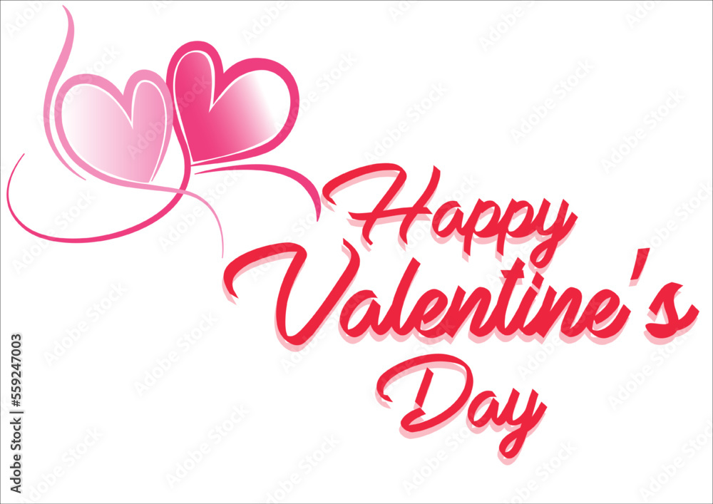 happy valentine's day card romantic  Vectors and Illustrations