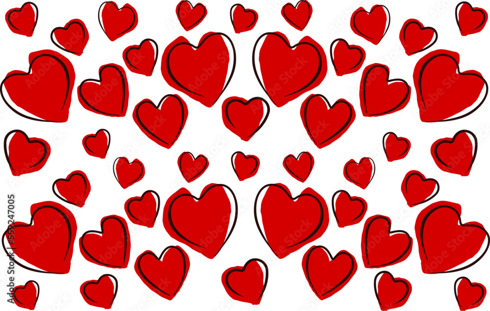 Valentines day hearts texture Images Vectors and Illustrations