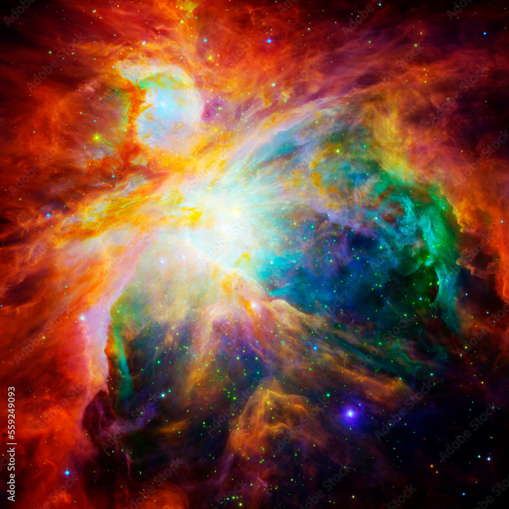 Cosmos, Image of a nebula taken using a NASA telescope - obrazy, fototapety, plakaty 
