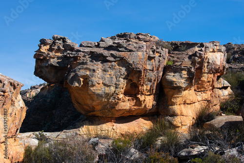 Rock faces of the Tankwa photo