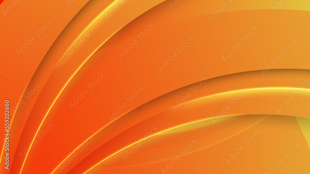 Abstract minimal 3d orange and yellow gradient background. Abstract science futuristic energy technology concept. Digital image of light rays, stripes lines with light, speed and motion shapes Abstract minimal 3d orange and yellow gradient background. Abstract science futuristic energy technology concept. Digital image of light rays, stripes lines with light, speed and motion shapes