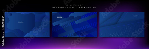 Abstract dark blue background