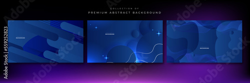 Abstract dark blue background