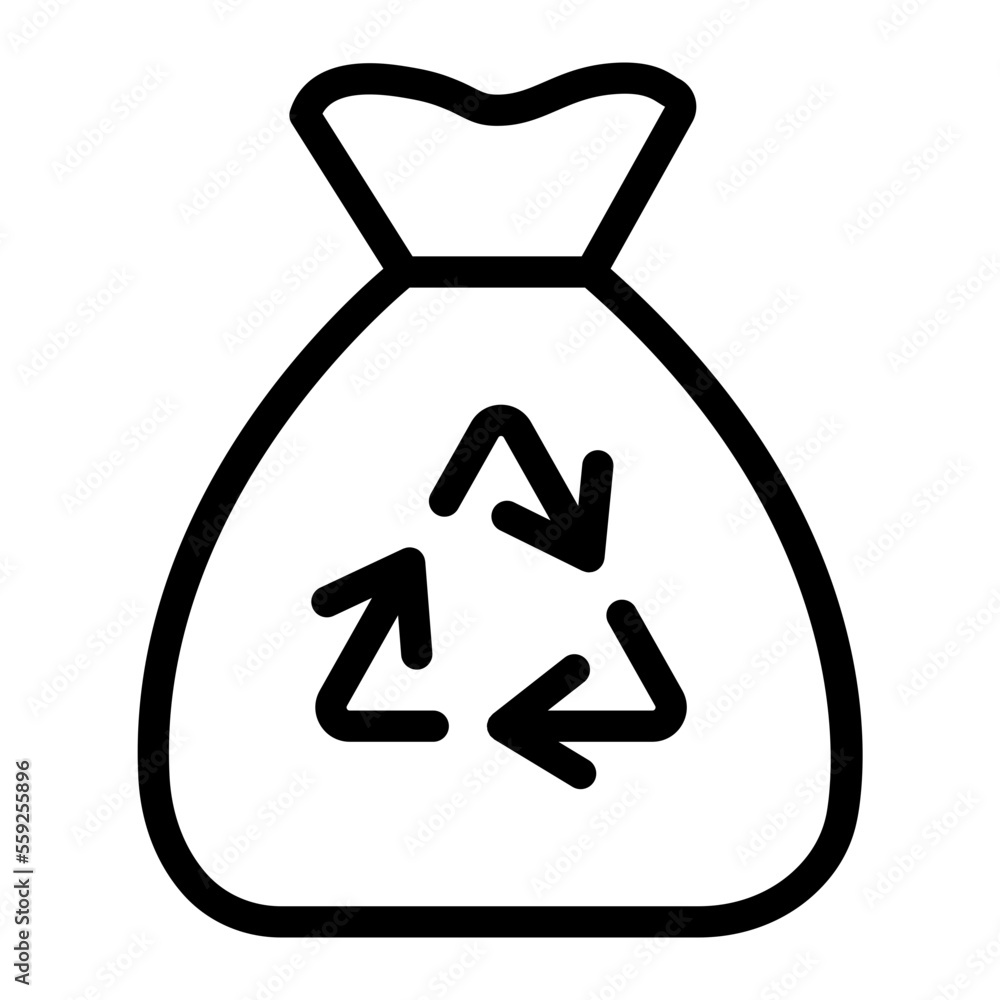 bag line icon