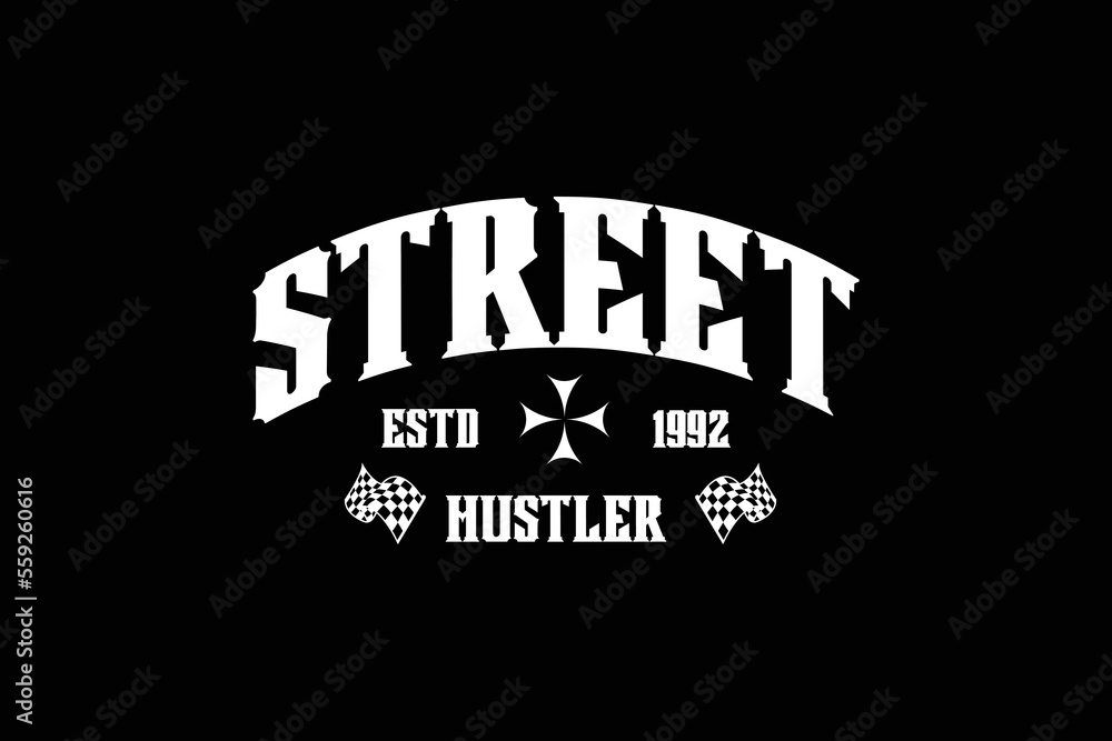 Fototapeta premium Streetwear design inspiration templates