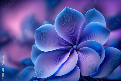 Fotografia Periwinkle color flower background. Generative AI.