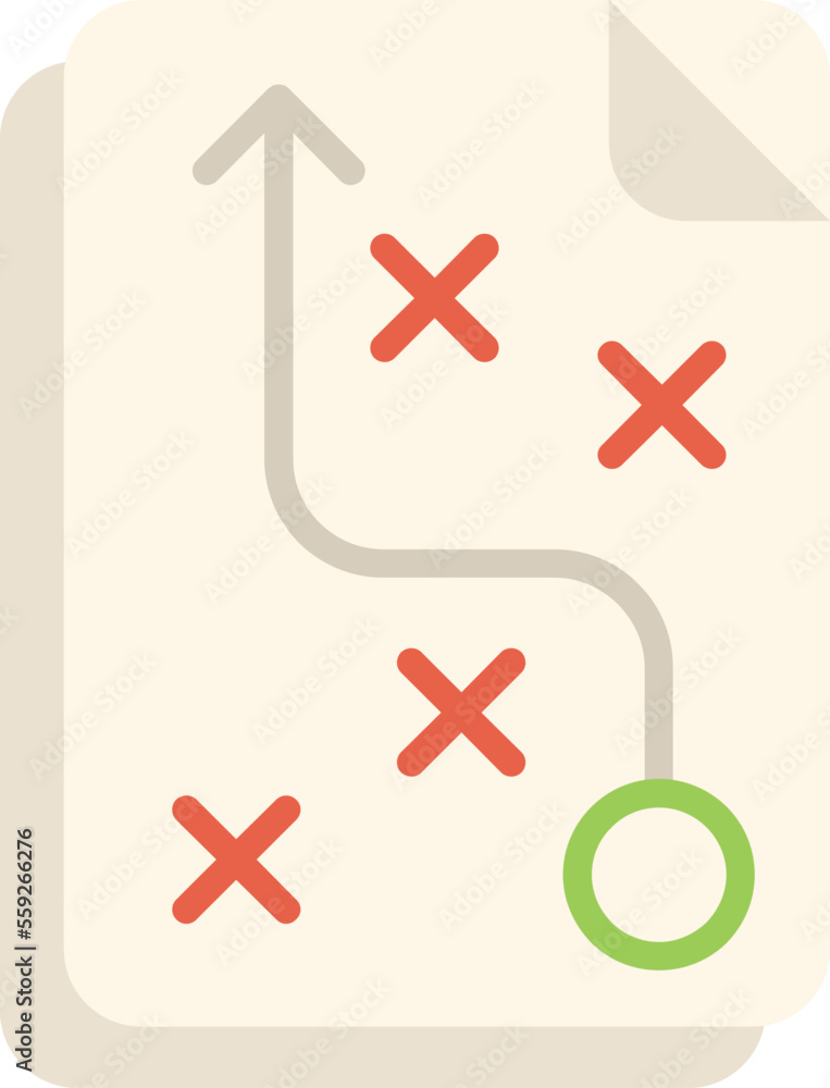 Strategy solution icon flat vector. Creative business. People teamwork isolated Strategy solution icon flat vector. Creative business. People teamwork isolated