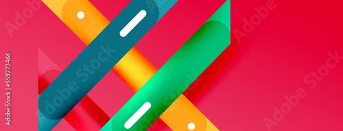 Background overlapping lines. Dynamic lines abstract wallpaper. Straight lines composition vector illustration for wallpaper banner background or landing page