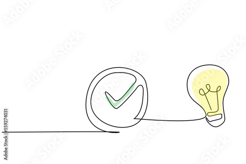 time clock lamp new idea icon sign line drawing
