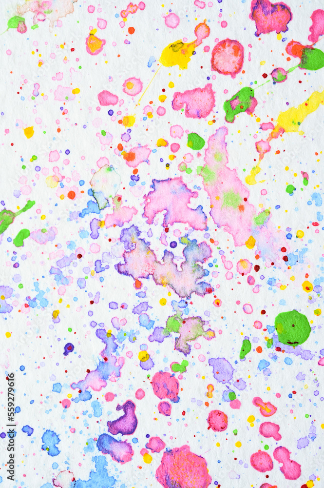 water colour splash on white paper, colorful art design water colour splash on white paper, colorful art design