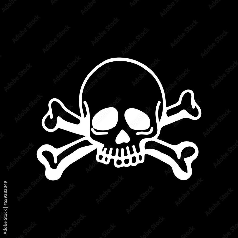 skull silhouette illustration vector concept skull silhouette illustration vector concept