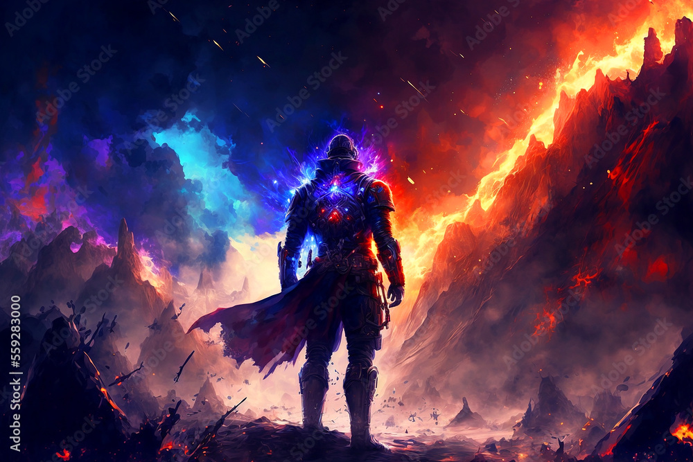 one man who is a beacon of light. Generative AI one man who is a beacon of light. Generative AI