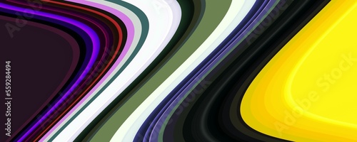 Colorful fluid shapes, waves, banner, swirls, lines, abstract background