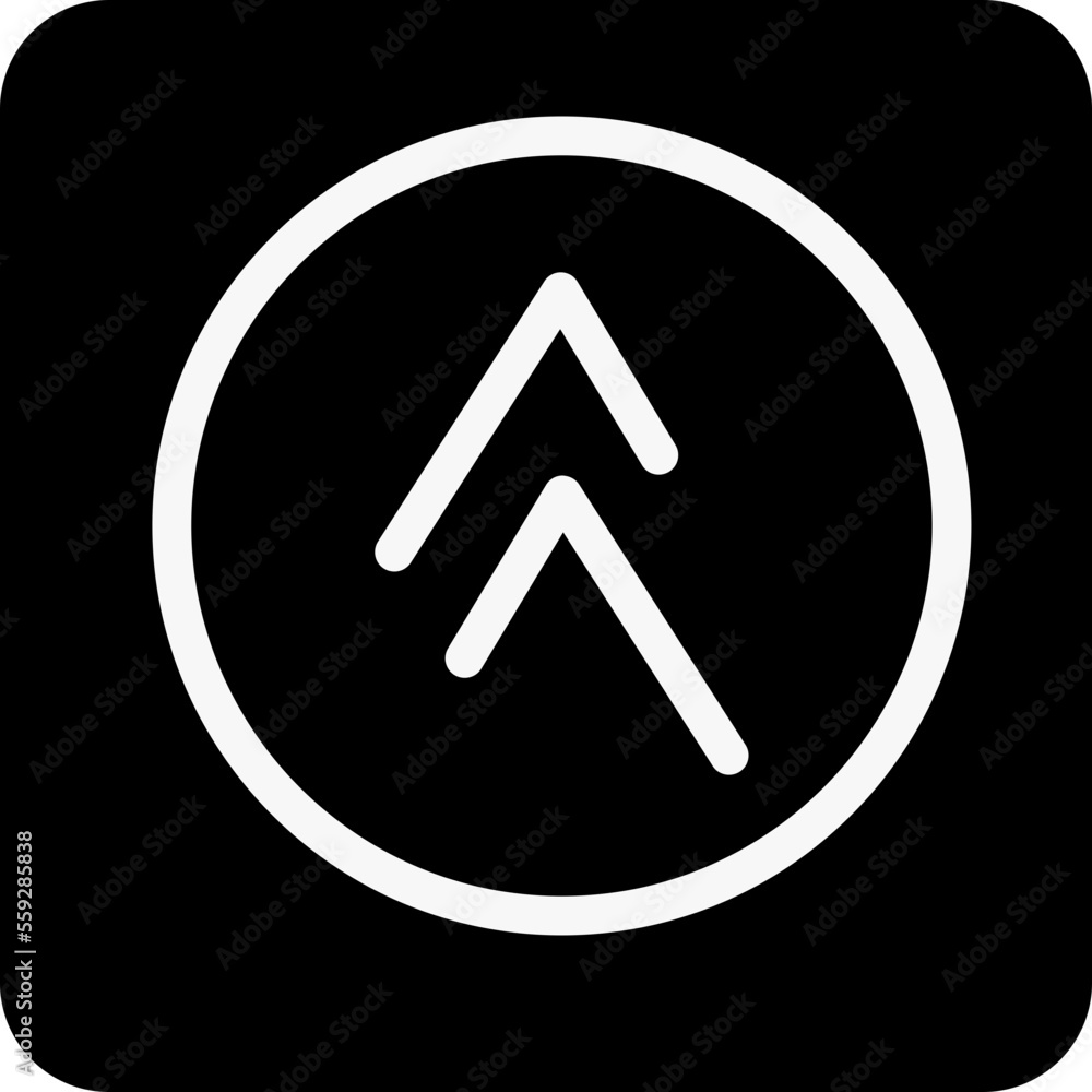 Solid upload circle svg icon