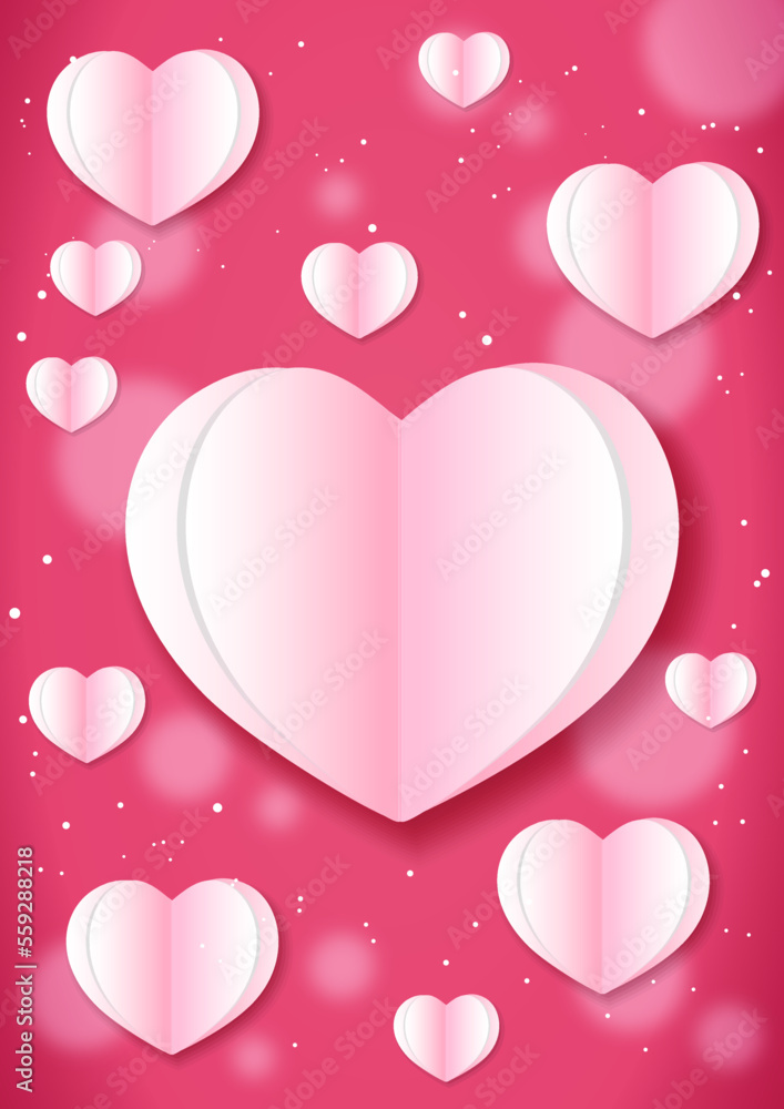 valentine background with hearts valentine background with hearts